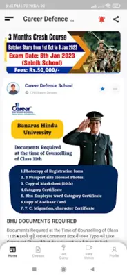 Career Defence School android App screenshot 7